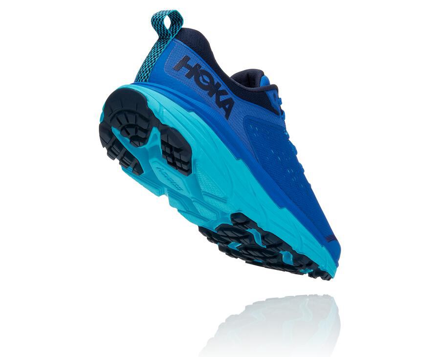 Trail Shoes Mens - Hoka One One Challenger ATR 6 - Blue - PKZHRNX-53